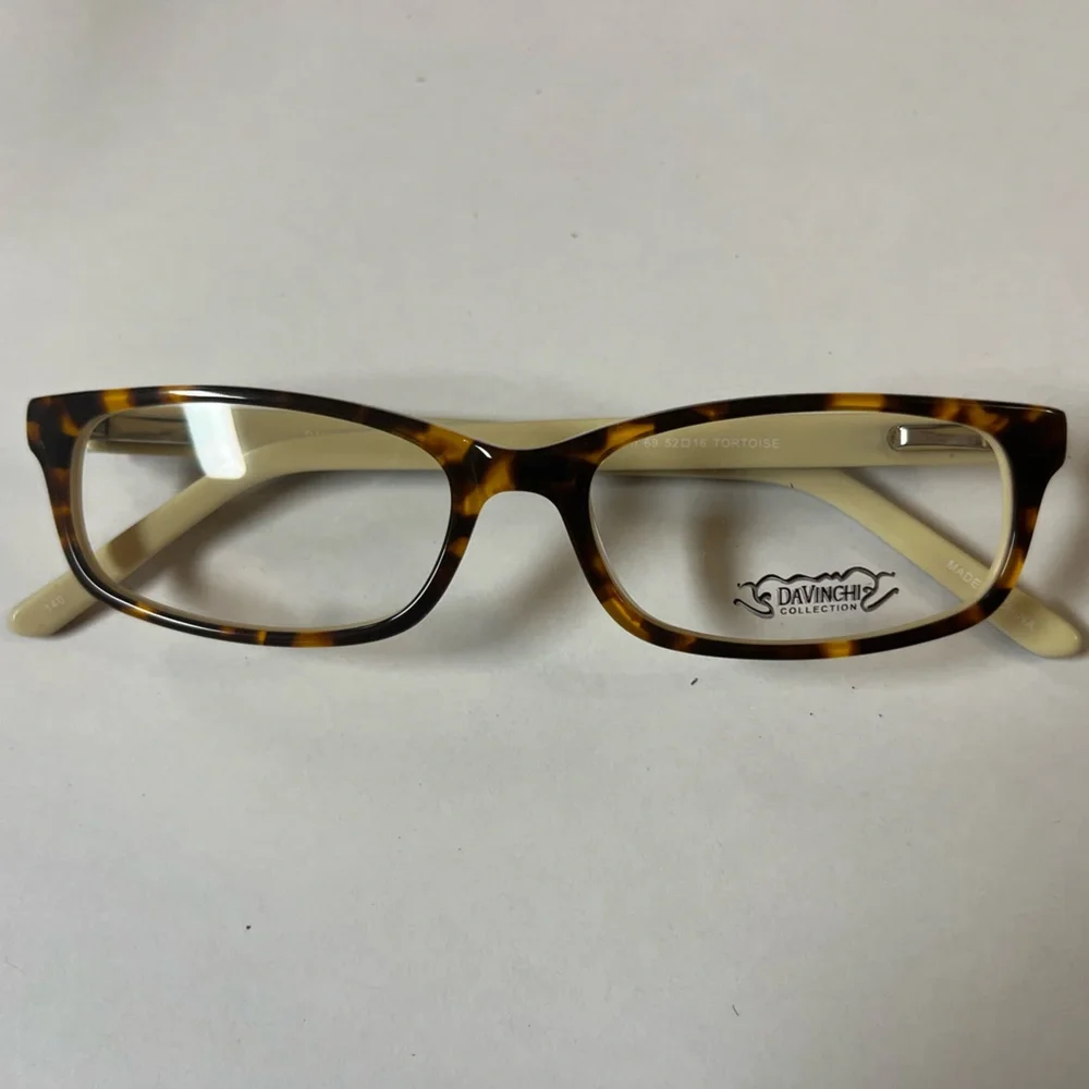 DaVinci Tortoise Shell Eyeglasses frames - non-prescription